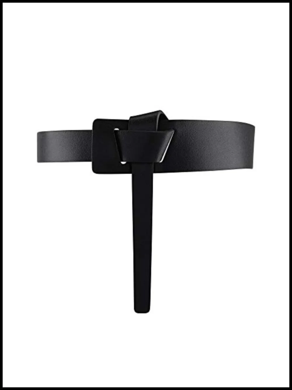 Women's Knot Belt Faux Leather Tie Waist Cinch Belt for Jeans Dresses